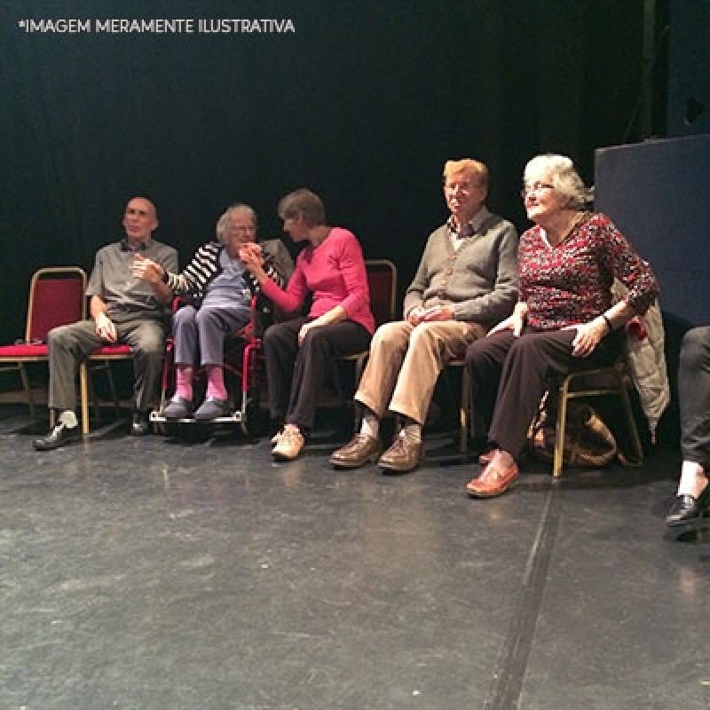Curso de Teatro Idosos 65 Anos Valor Cananéia - Curso de Teatro para Idosos 70 Anos