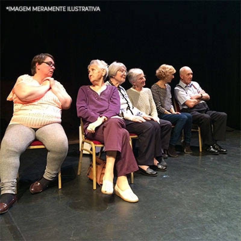 Curso Livre de Teatro para Idosos Valor Vila Andrade - Curso de Teatro Idosos 65 Anos