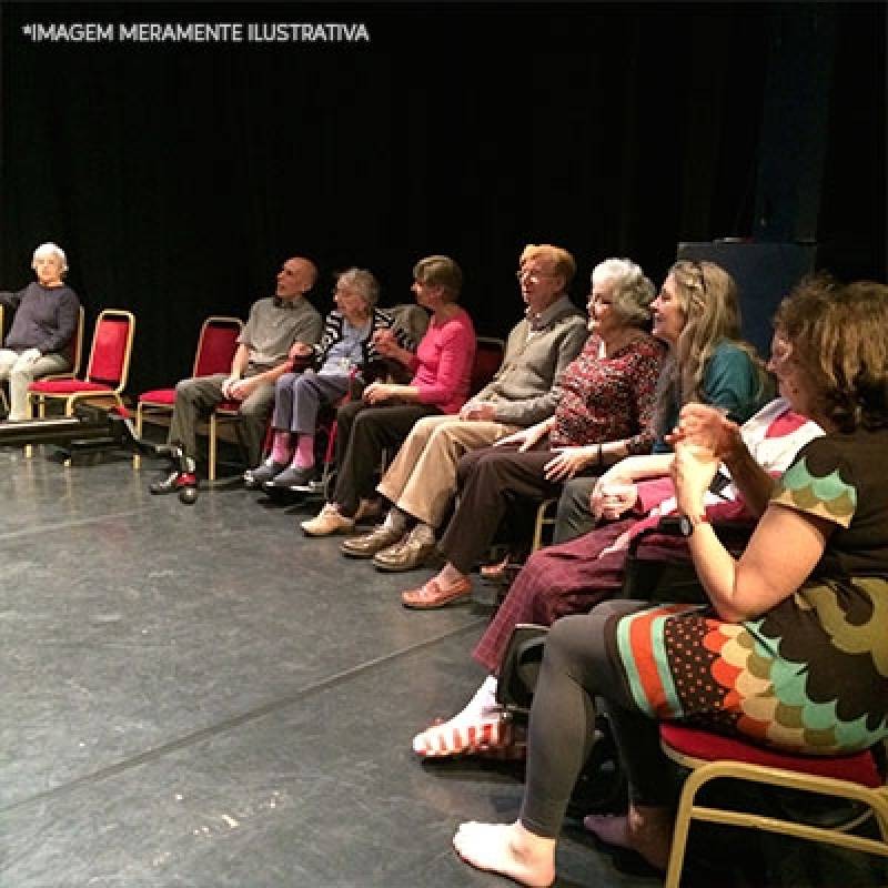 Curso Livre de Teatro para Idosos Alphaville - Curso de Teatro Idosos 65 Anos