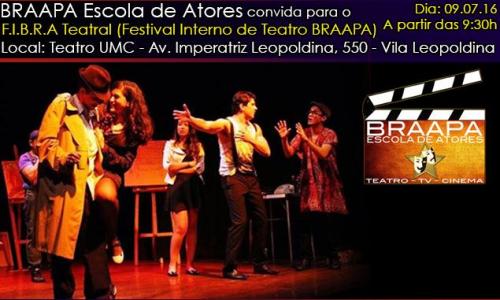 FIBRA Teatral BRAAPA – Julho/2016